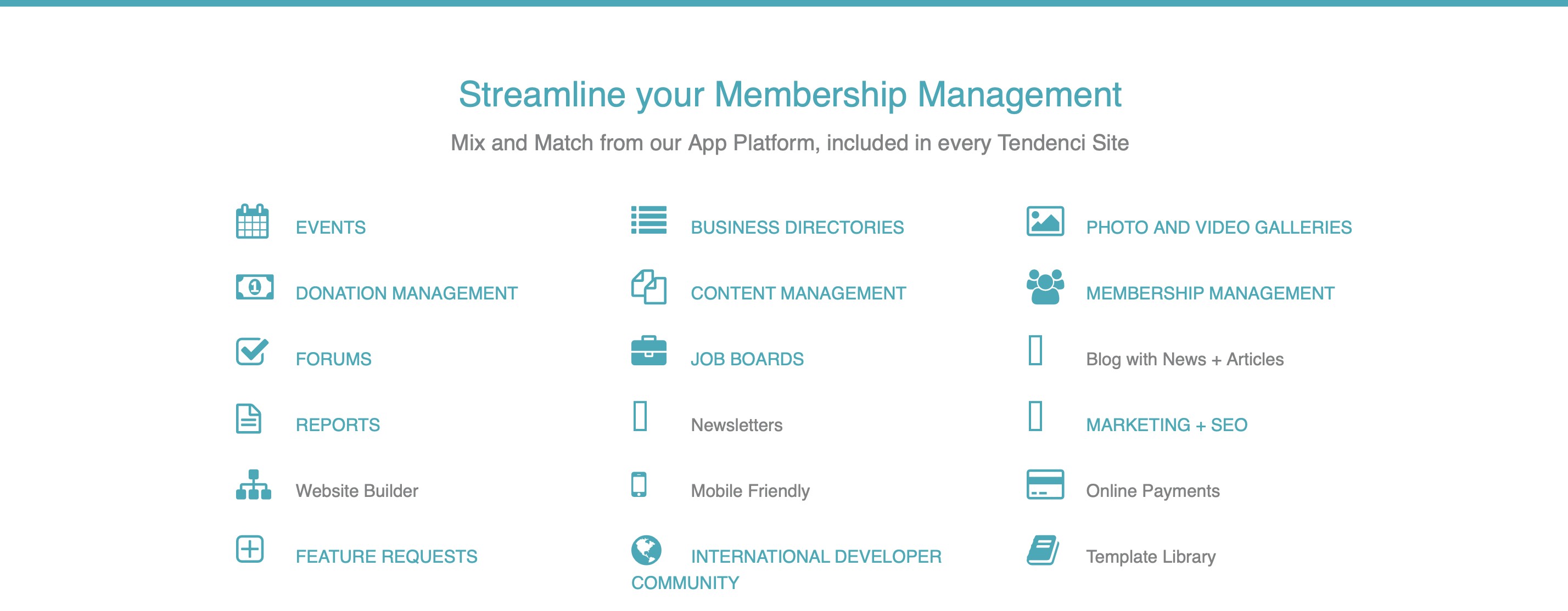 Tendenci Membership Management