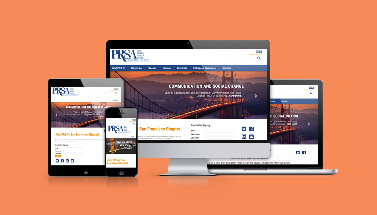 PRSA San Francisco Chapter Updates for Mobile with Tendenci AMS