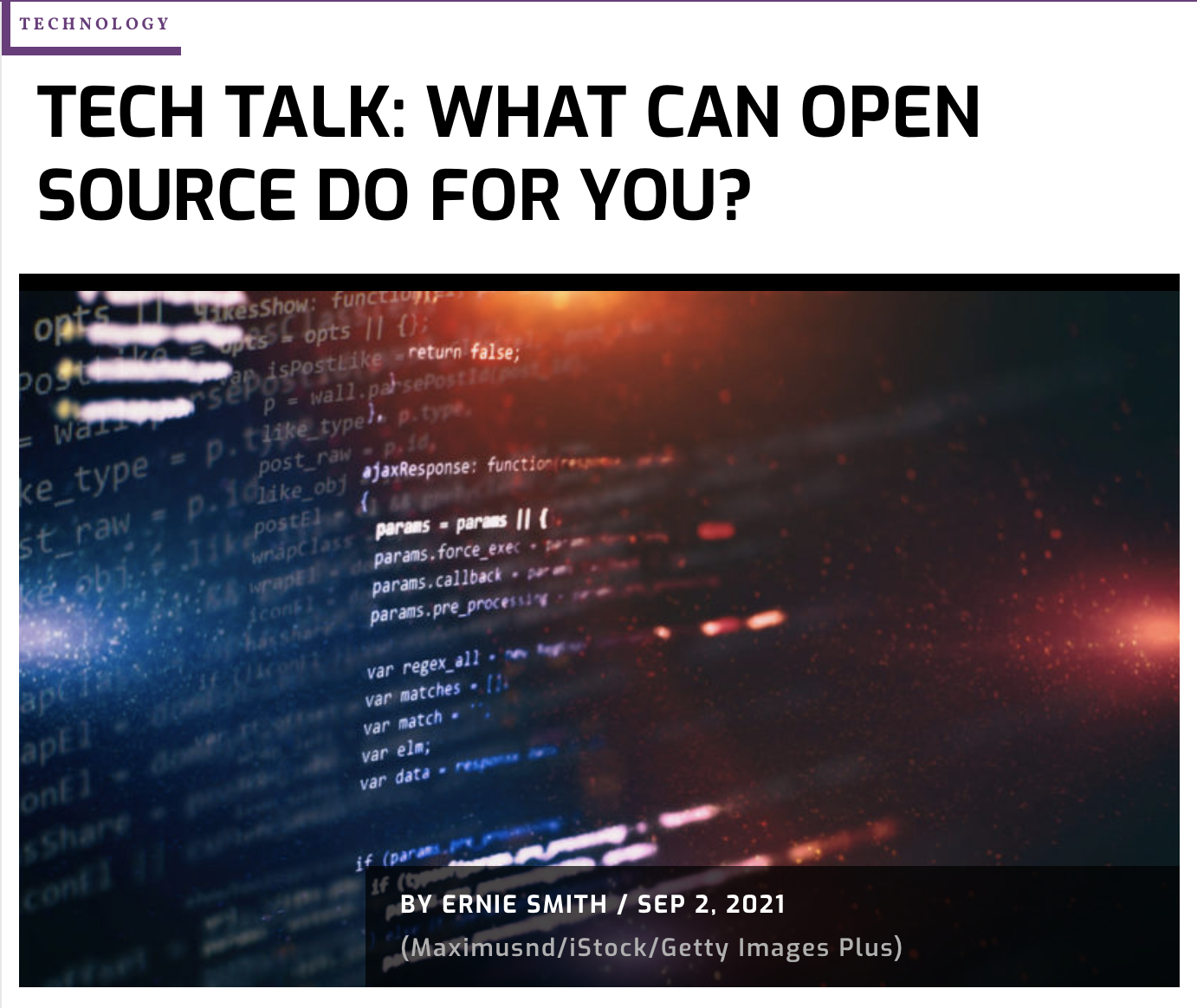 As featured in Associations Now - Tech Talk: What Can Open Source Do For You