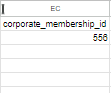 Corperate Membership Type CSV