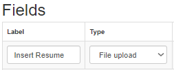 Form Field File Upload