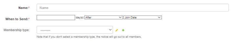 Part 1 Membership Application Notice