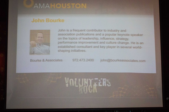 AMA Houston's Volunteers Rock! 2012 Volunteer Appreciation Event
