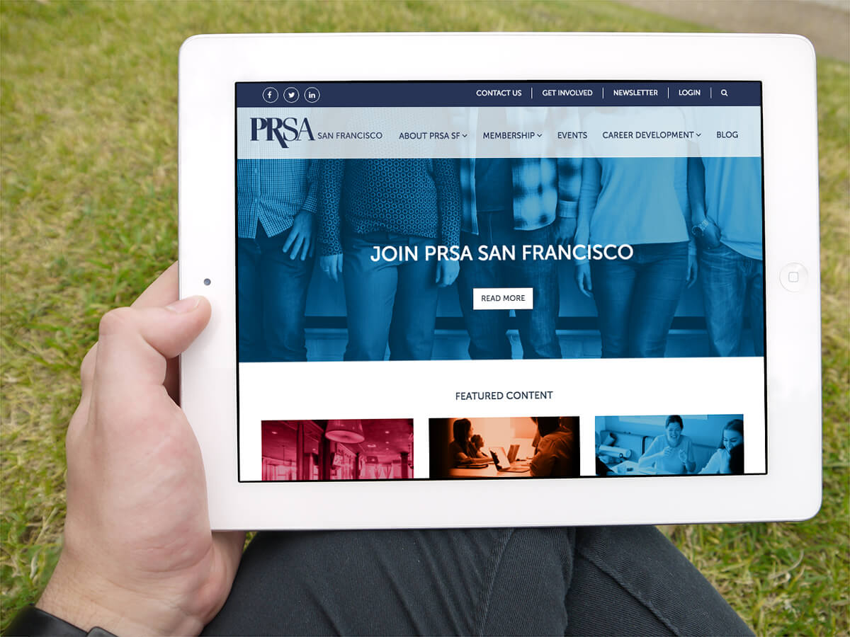 PRSA-SF web example