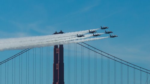 Blue Angels at Fleet Week in San Francisco