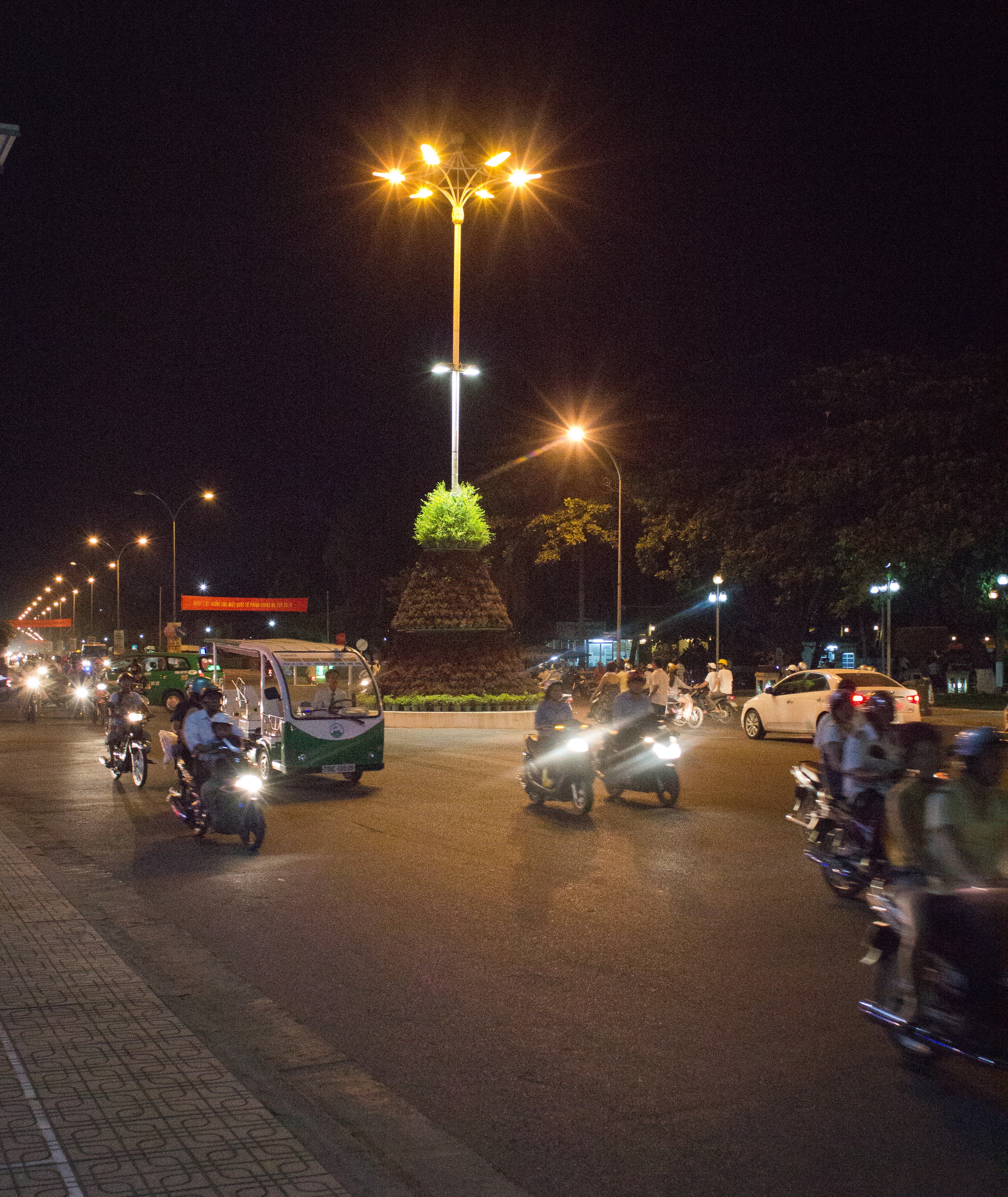 Motorbikes at Night