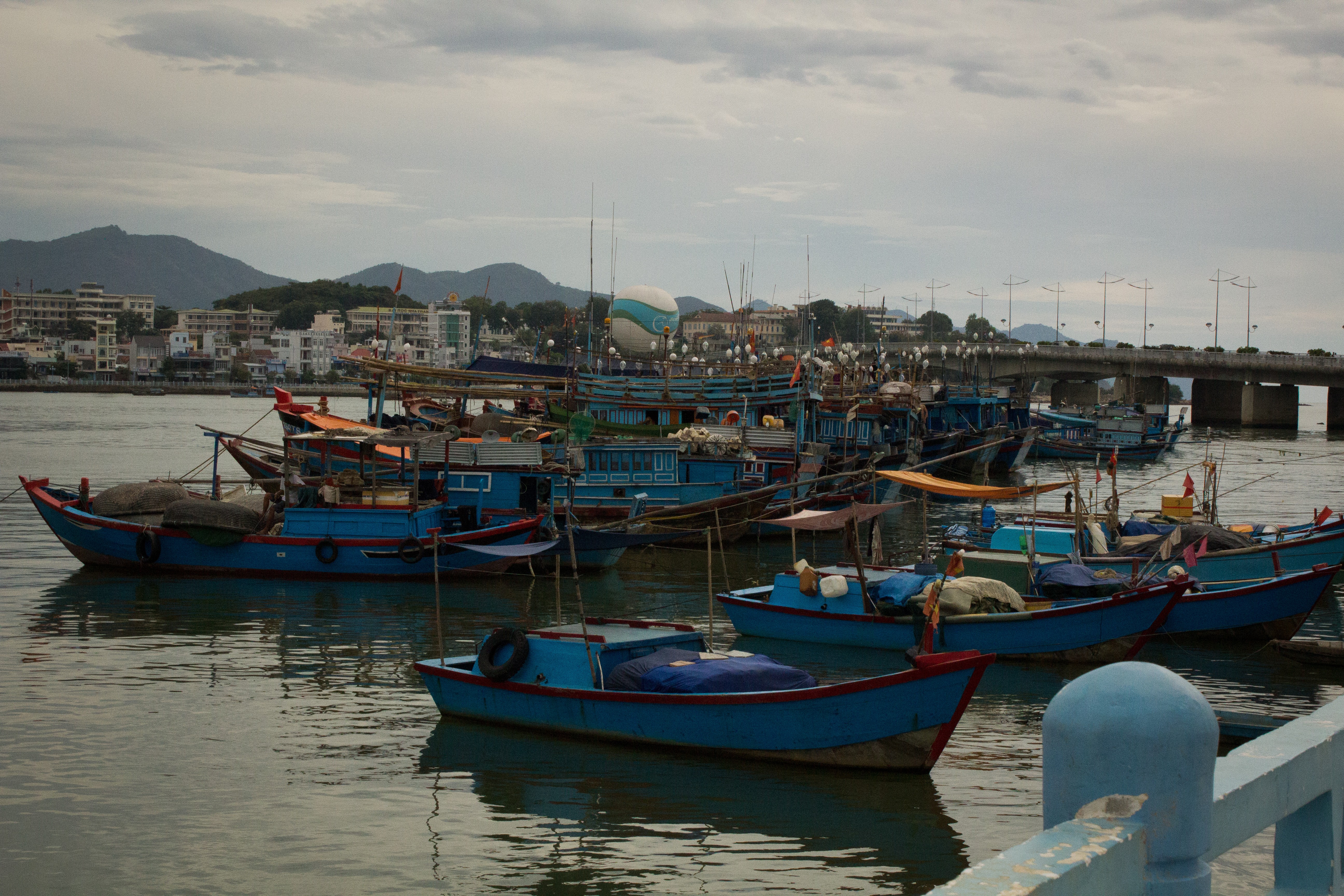 Nha Trang Vietnam Fishing Boats