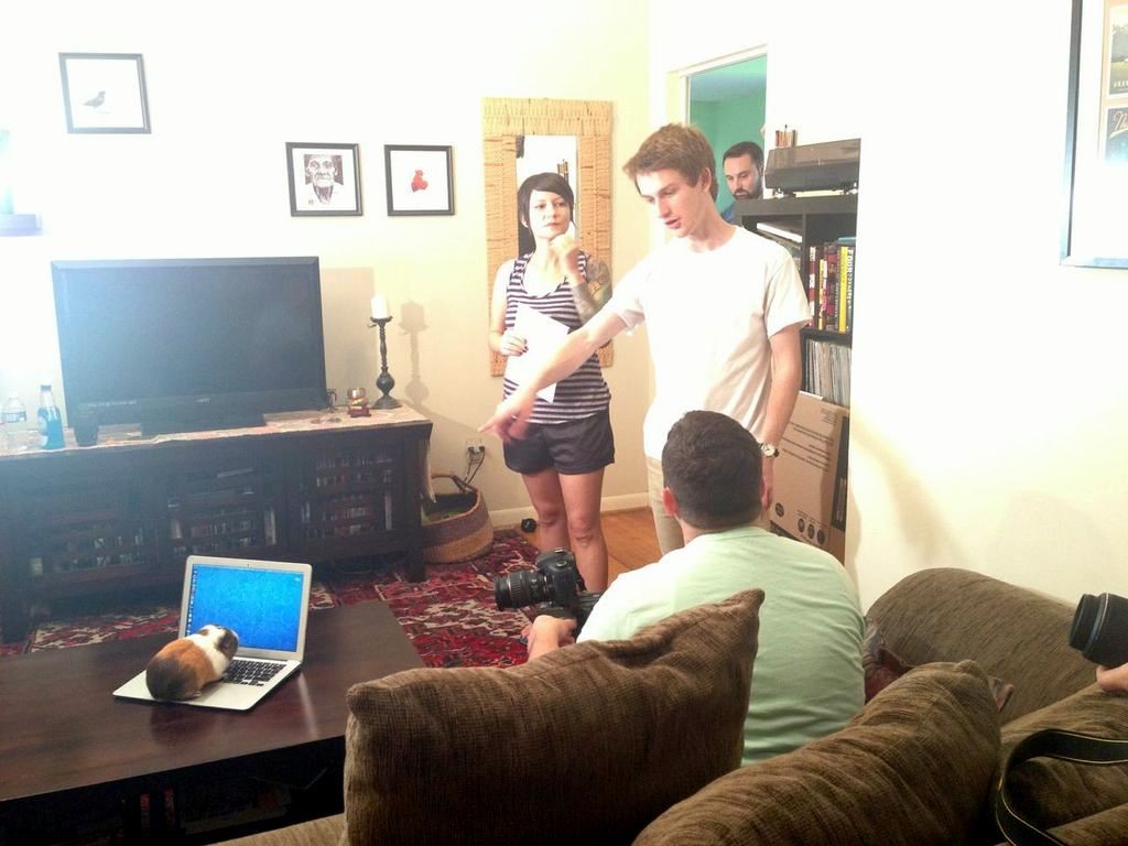 Behind the Scenes of Tendenci's Guinea Pig Ad - Direction by Chris