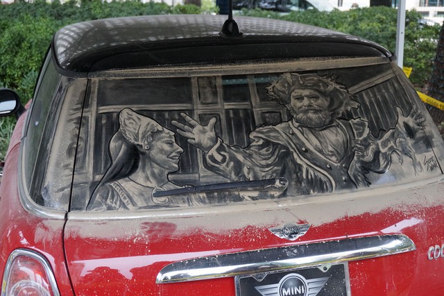 More dirty car art - Via Colori 2013