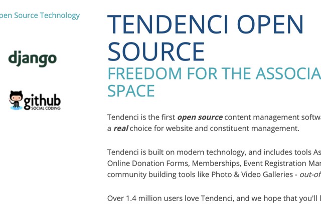 Introducing Tendenci Open Source